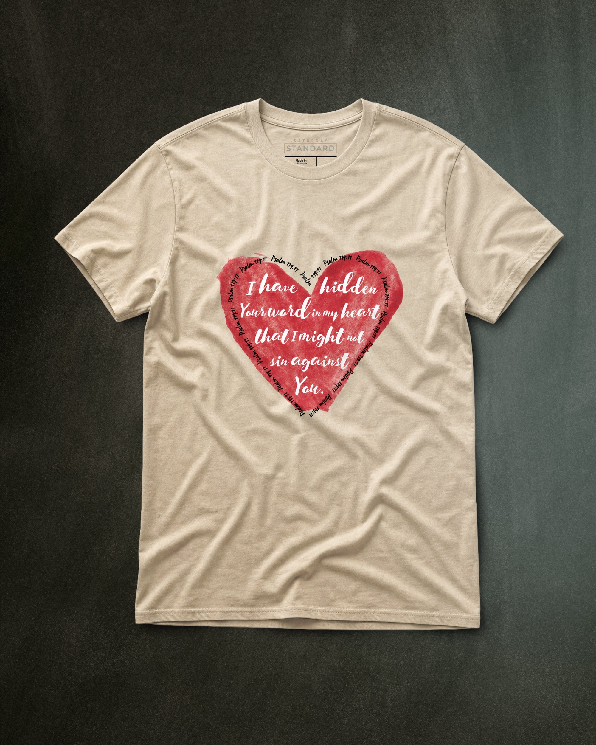 Hidden Your Word In My Heart Tee