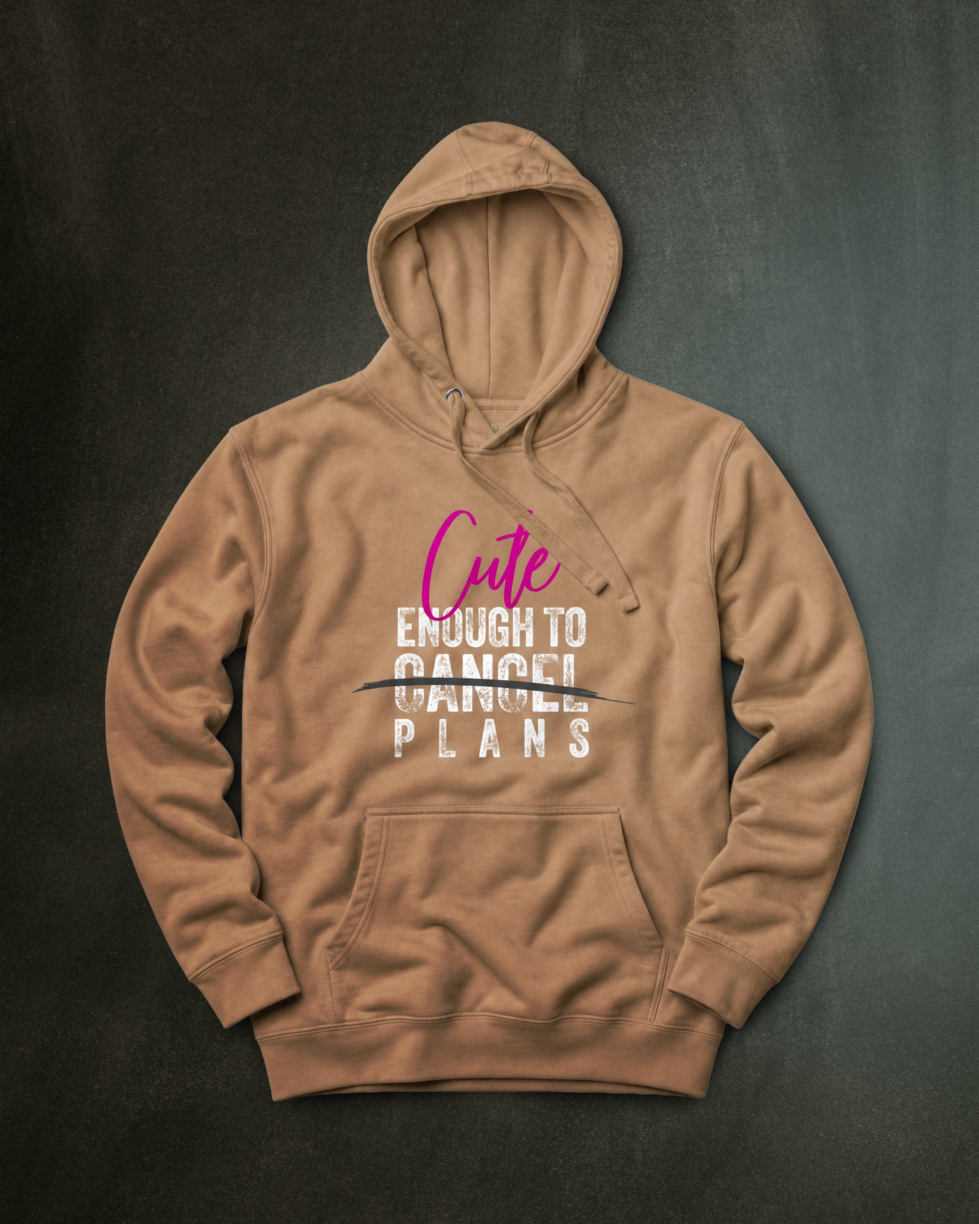 Cute Enough To Cancel Plans Hoodie
